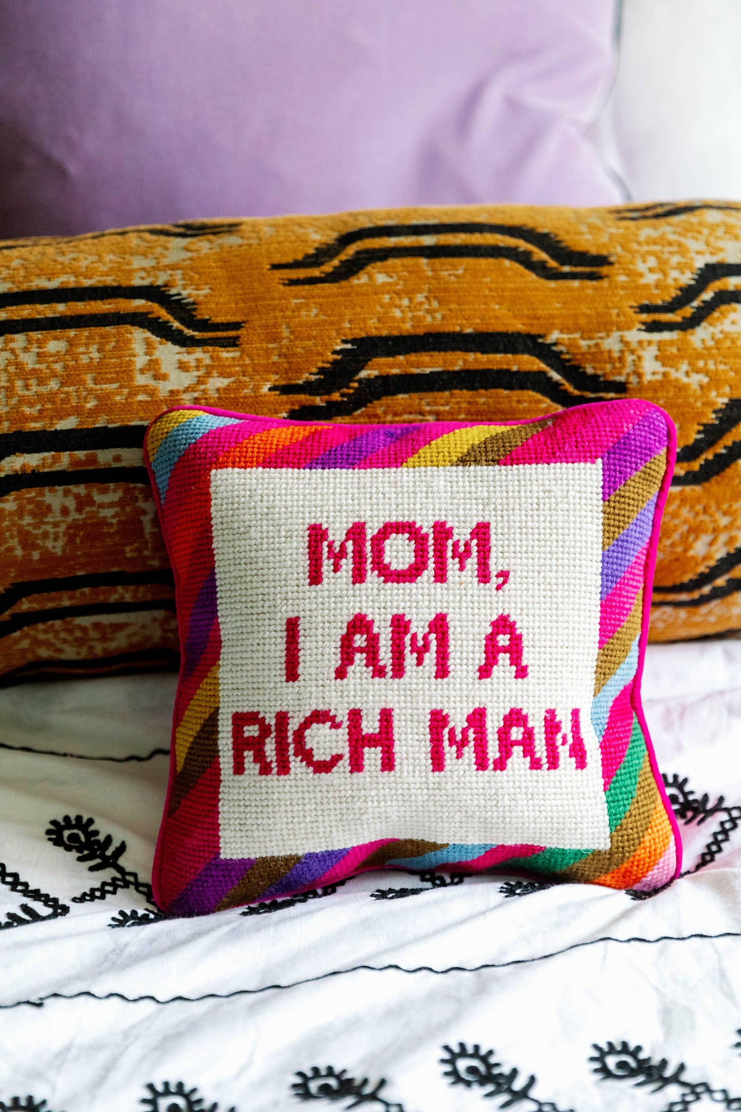 Cher Knows Best Needlepoint Pillow