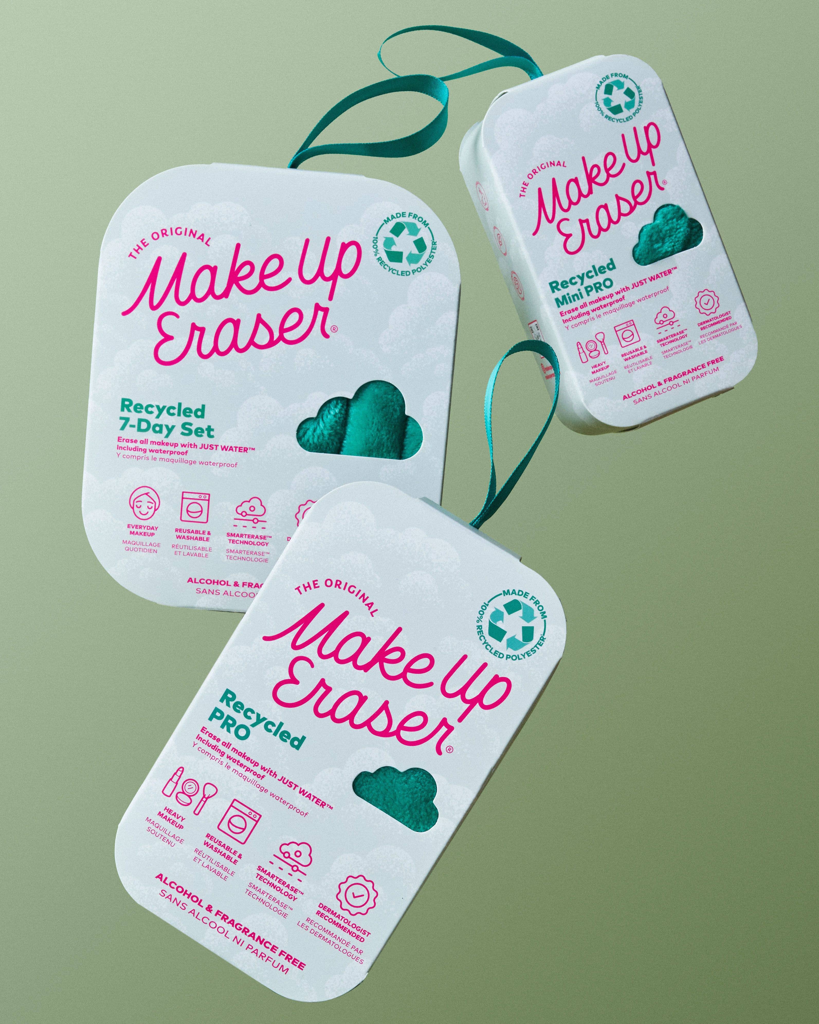 GREEN 7-Day Set | 100% Recycled MakeUp Eraser