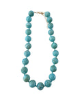 Mabry Chunky Beaded Necklace- Turquoise