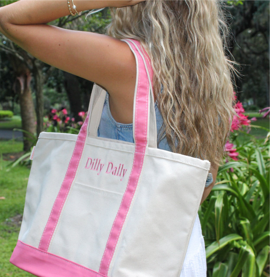 Dilly Dally Boat Tote