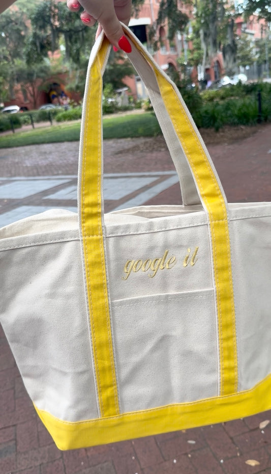 "Google It" Boat Tote