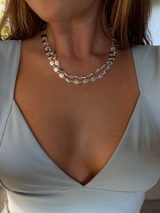 Laya Hammered Necklace