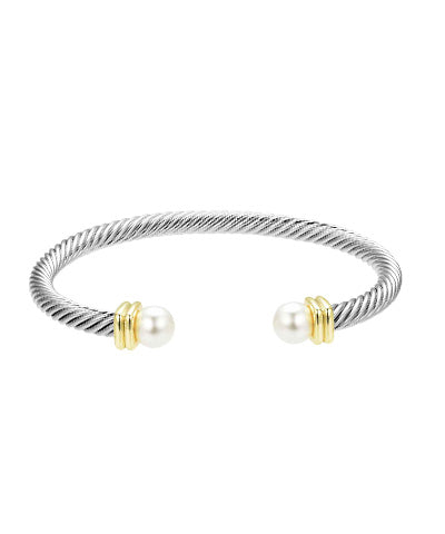 Pearl Cable Cuff