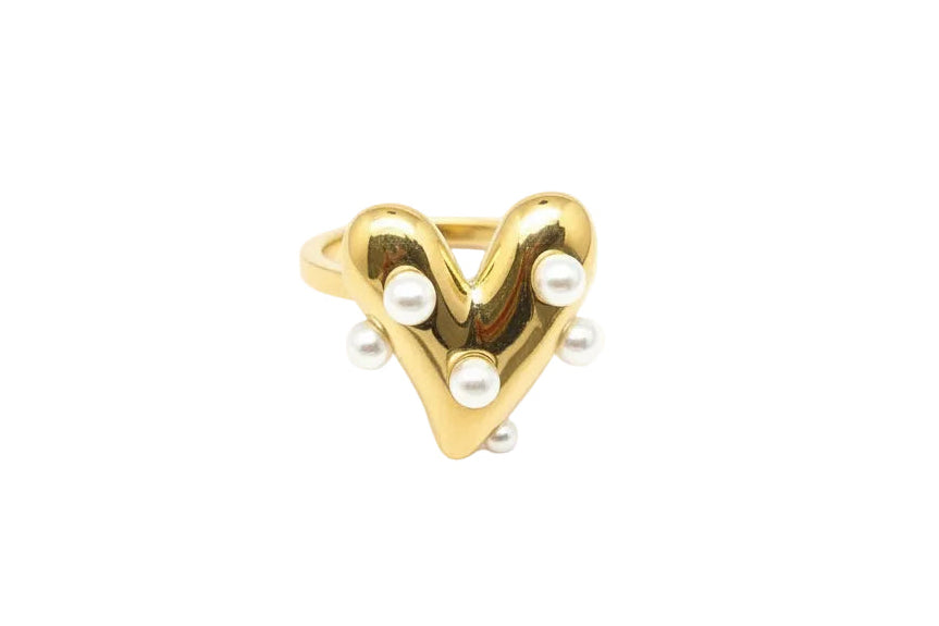 Heart of Gold Ring