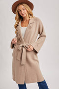 EFFORTLESS KNITTED TRENCH COAT